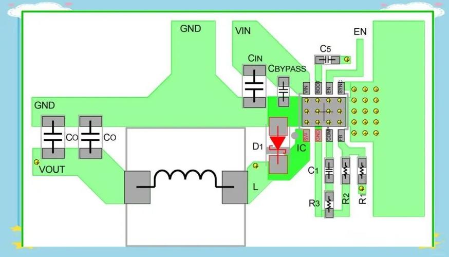 dcdc降压芯片电路图