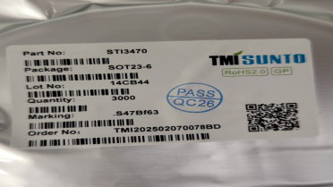 TMI(拓尔微)STI3470同步整流DCDC降压芯片2A