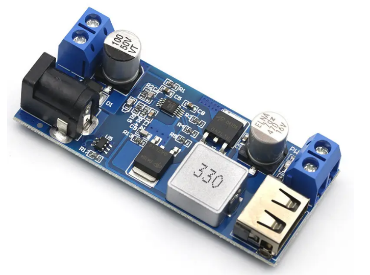 车载用12V/24V转5V降压DC-DC转换器电路模块