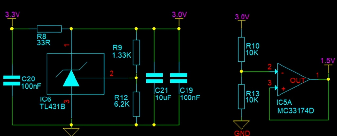 dc转dc降压电路pcb原理图一