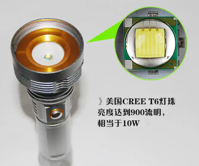 led手电筒哪种灯珠最亮