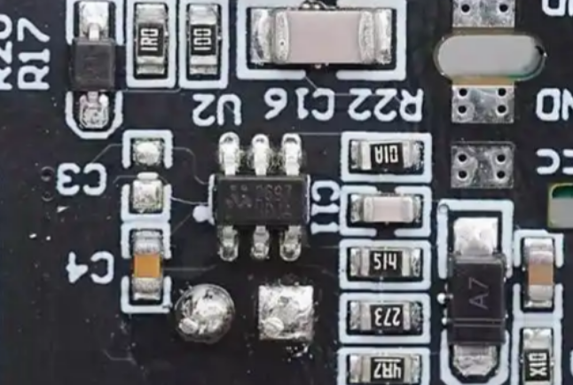 6脚dc-dc降压芯片电路