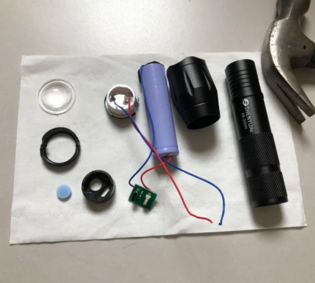 防爆强光led手电筒怎么拆